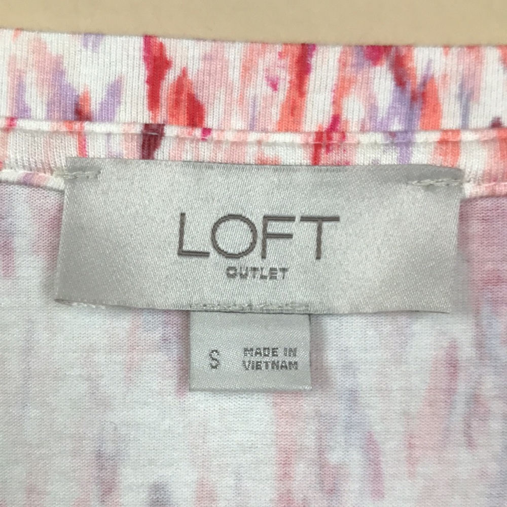 Loft Women’s Patterned Multi-Color Shift Tank Min… - image 6